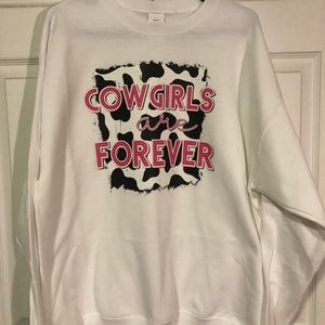 Women’s Large Cowgirls Are Forever Sweatshirt
